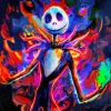 Colorful Jack Nightmare Before Christmas diamond painting