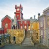 Cool Park And National Palace Of Pena Sintra diamond painting