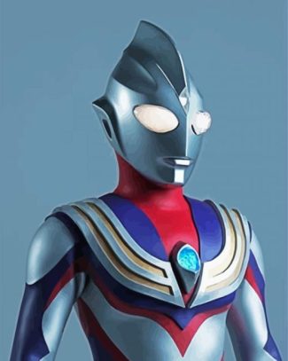 Cool Ultraman diamond painting