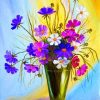 Cosmos Flowers Vase diamond painting