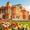 Croatian National Theatre In Zagreb diamond painting