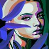 Cubism Young Lady diamond painting