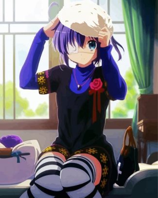 Cute Rikka Takanashi diamond painting