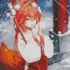 Cute Tamamo diamond painting