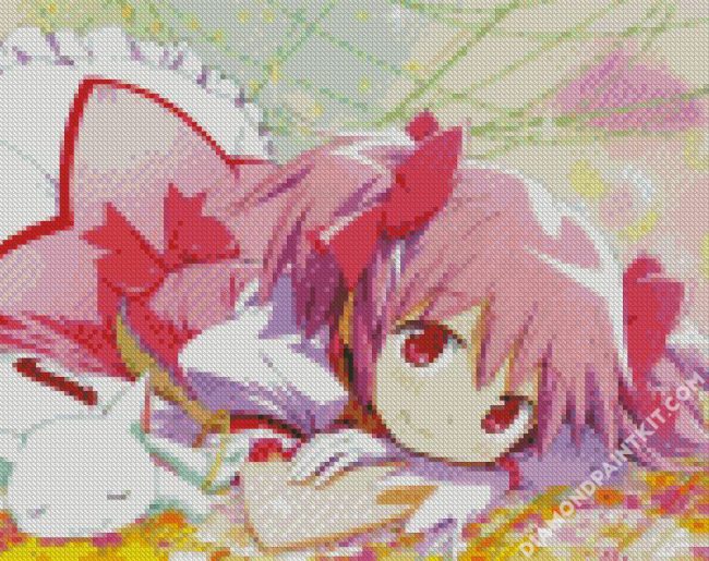 cute kaname madoka diamond painting