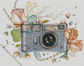 Cute Retro Camera diamond painting