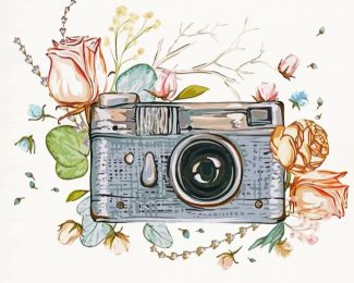 Cute Retro Camera diamond painting