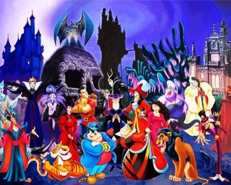 Disney Supervillains diamond painting