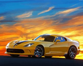 Dodge Viper Car diamond painting