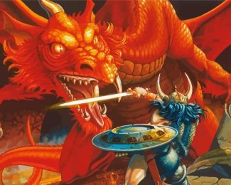 dungeons and dragons video game diamond painting