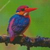 Dwarf Kingfisher diamond painting