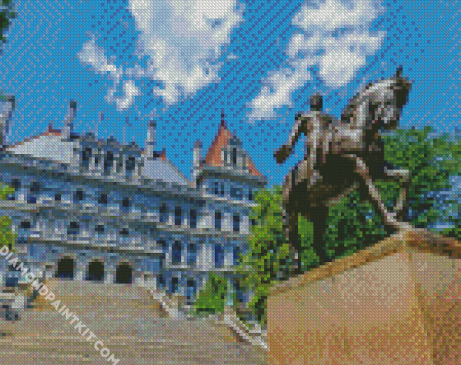 East Capitol Park Albany NY diamond painting