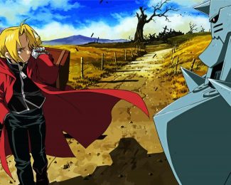 Edward Elric And Alphonse diamond painting