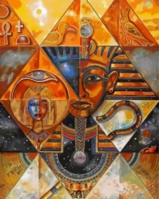 Egyptian Tutanchamun diamond painting