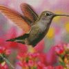 Flying Beautiful Hummingbird diamond painting