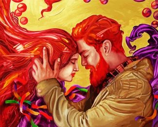 Ginger Soulmates diamond painting