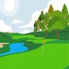 Golf Landscape diamond painting