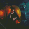 Gothic Halloween Witch diamond painting