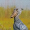 Grey Shoebill diamond painting