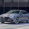 Grey Hyundai Sonata diamond painting