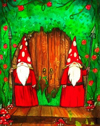 Guardian Gnomes diamond painting