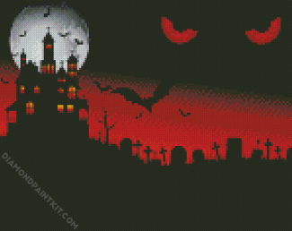 Haunted Castle diamond painting