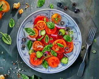 Healthy Salad diamond painting