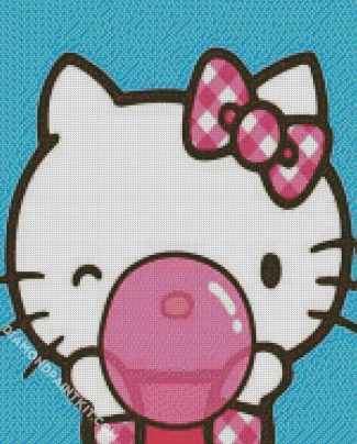 hello kitty bubble diamond painting