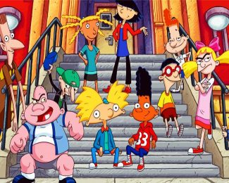 Hey Arnold Characters Diamond painting