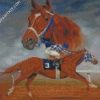 Horse Race Illustration Diamond painting