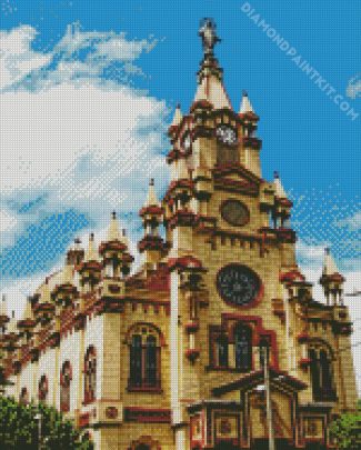 Iglesia Jesus Nazareno Church diamond painting