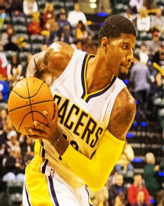 Indiana Pacers Paul George diamond painting