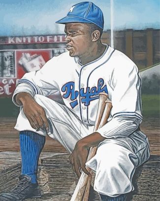 Jackie Robinson Montreal Royals diamond painting