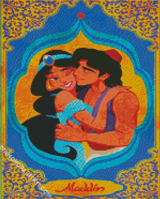 Jasmine And Aladdin diamond painting