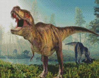 Jurassic Dinosaurs diamond painting