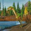 Jurassic World Dinosaur diamond painting