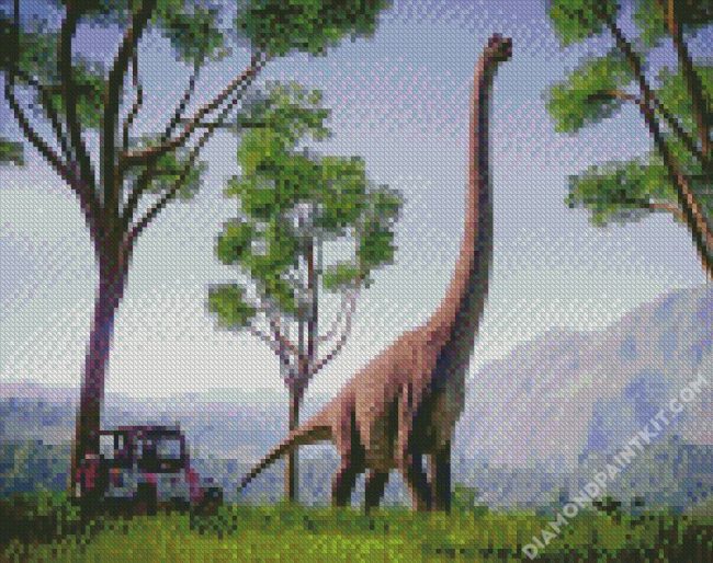 Jurassic World Movie diamond painting