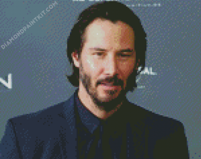 Keanu Reeves Plastic Surgery diamond painting