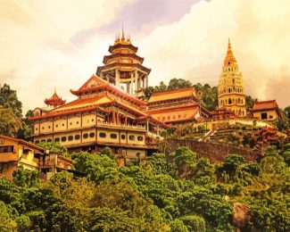 Kek Lok Si Temple Penang diamond painting