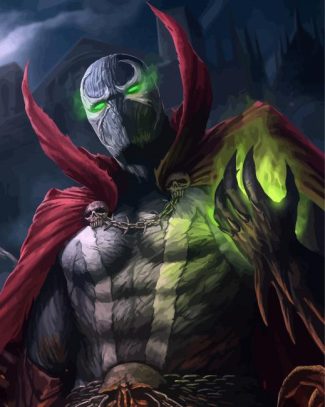 King Spawn Character diamond painting