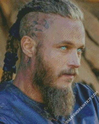 king ragnar vikings diamond painting