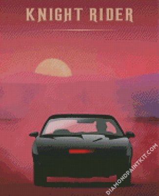 Knight Rider Poster diamond painting