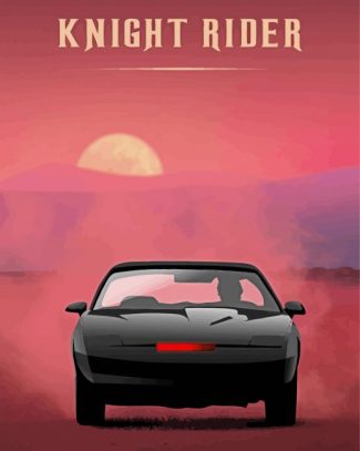 Knight Rider Poster diamond painting