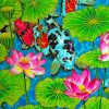 Koi Fish And Lotus Flowers diamond painting