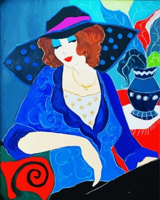 Lonely Lady Tarkay diamond painting