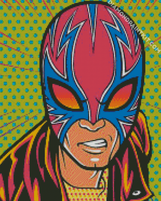 Lucha Wrestler Art diamond painting