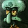 Mad Squidward diamond painting