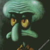 Mad Squidward diamond painting