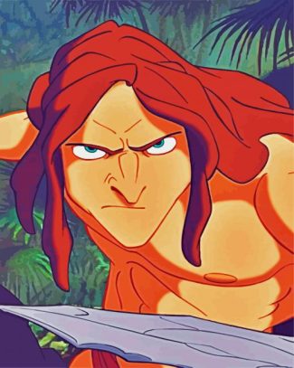 Mad Tarzan diamond painting