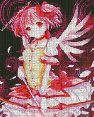 madoka kaname Anime Girl diamond painting